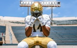 Rodney Dunham on his Notre Dame official visit