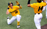 Jackson Lovich celebrates a home run 2