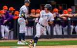 Georgia Tech's Kyle Lodise homers at the ACC Tournament