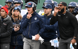 UConn Football HC Jim Mora at the Fenway Bowl