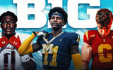 Zion Elee, Carter Meadows, Luke Wafle Big Ten