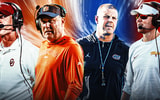 Brent Venables, Hugh Freeze, Billy Napier and Lincoln Riley afi