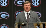 Georgia head coach Kirby Smart at SEC Media Days