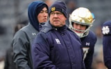 Former Notre Dame offensive line coach Harry Hiestand