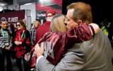 Nick Saban and daughter Kristen