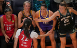 Sabrina Ionescu gives winnings to Sonia Citron WNBA 3-point contest