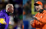 Brian Kelly, LSU. Dabo Swinney, Clemson