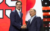 Michigan State hockey commit Porter Martone at 2025 NHL Draft