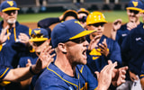 West Virginia head baseball coach Steve Sabins