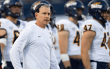 Dec 30, 2023; Tucson, AZ, USA; Toledo Rockets head coach Jason Candle against the Wyoming Cowboys in the Arizona Bowl at Arizona Stadium. Mandatory Credit: Mark J. Rebilas-USA TODAY Sports