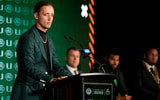 Miami QB Carson Beck at ACC Media Days