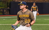 West Virginia right-handed pitcher Reese Bassinger