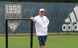 Georgia Tech OC Buster Faulkner at practice