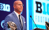 Penn State coach James Franklin at 2025 Big Ten Media Days