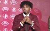 Tommy Castellanos at ACC Kickoff (Matt LaSerre/Warchant)