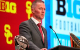 USC head coach Lincoln Riley at Big Ten Media Days 2025