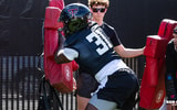 Texas Tech's David Bailey at spring practice