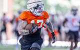 Oklahoma State Cowboy Football 2025 Fall Camp, Wednesday, July 30, 2025, Sherman E. Smith Training Center, Stillwater, OK. Bruce Waterfield/OSU Athletics