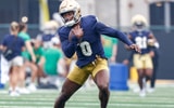 Notre Dame wide receiver Malachi Fields