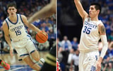 Photos of Reed Sheppard (left) and Derek Willis via KSR, Imagn Images