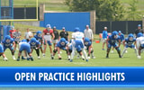 Kentucky Football Open PRactice Highlights