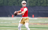 CJ Carr Notre Dame preseason practice 2025