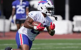 Former Kentucky RB Ray Davis at Buffalo Bills training camp, via Tina MacIntyre-Yee:Democrat and Chronicle : USA TODAY NETWORK via Imagn Images