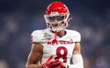 Rutgers Football wide receiver KJ Duff at the 2024 Rate Bowl
