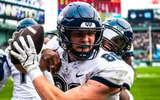 UConn Football tight end Alex Honig at the 2024 Fenway Bowl