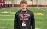 2027 TE Korz Loken (Photo: Mike Singer/Blue and Gold)