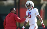Alabama DB coach Maurice Linguist and CB Dijon Lee