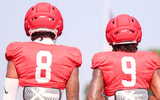 Rutgers Football WR KJ Duff and Ian Strong