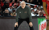Rutgers Scarlet Knights head coach Steve Pikiell looks on during the second half against the Maryland Terrapins at Xfinity Center.