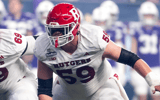 Rutgers Scarlet Knights offensive lineman Gus Zilinskas (59) against the Kansas State Wildcats during the Rate Bowl at Chase Field.