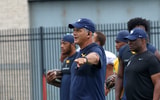 West Virginia offensive line coach Jack Bicknell