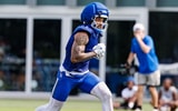 Seth McGowan at Kentucky Football Fall Camp, via Jacob Noger, UK Football