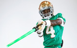 Chaston Smith Notre Dame lightsaber