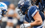 UConn Football OL Wes Hoeh during the Buffalo game.