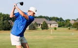 Collin Chandler might be the only Kentucky Wildcat with a decent-looking golf swing, via UK Athletics