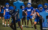 Kentucky running backs hit the sled at Fan Day, via Aaron Perkins, KSR