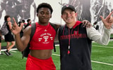 2027 RB Jayshon Gibson with Texas Tech assistant Garret McGuire