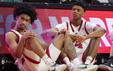 Rutgers Basketball players Ace Bailey and Dylan Harper