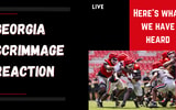 Georgia scrimmage