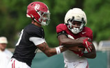 Alabama QB Austin Mack and RB Kevin Riley