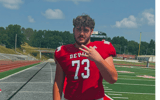 St. Clairsville (OH) 2027 lineman Mason Wilt at practice
