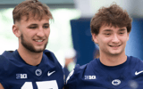 Penn State QBs Ethan Grunkemeyer, Jaxon Smolik