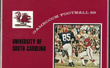 South Carolina quarterback Tommy Suggs on the cover of the 1969 Gamecock Football media guide