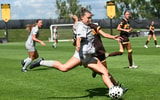 The Hawkeyes earned a 2-0 shutout win over Western Michigan. (Photo by Dennis Scheidt)