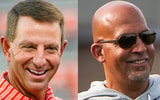Clemson HC Dabo Swinney, Penn State HC James Franklin