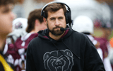 Missouri State Bears head coach Ryan Beard during a game against the Southern Illinois Salukis at Plaster Stadium on Saturday, Nov. 2, 2024